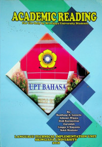 Image of ACADEMIC READING: For Use Only by Sriwijaya University Students