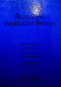 Image of ACCOUNTING INFORMATION SYSTEMS, FOURTH EDITION