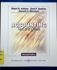 Image of ACCOUNTING: Text and Cases, Thirteenth Edition