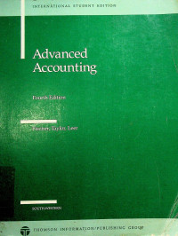 Image of Advanced Accounting, Fourth Edition