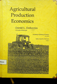 Image of Agricultural Production Economics
