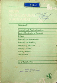 Image of AICPA PROFESSIONAL STANDARDS, Volume 2
