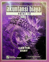 Image of akuntansi biaya edisi 13 BUKU 1