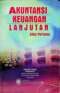 Image of AKUNTANSI KEUANGAN LANJUTAN Edisi Pertama