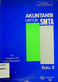 Image of AKUNTANSI UNTUK SMTA, Buku 3