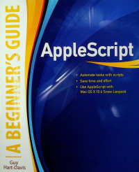 Image of AppleScript : A BEGINNER'S GUIDE