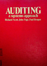 Image of AUDITING : a systems approach