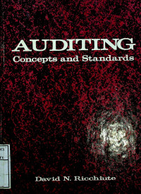 Image of AUDITING : Concepts and Standars