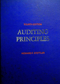 Image of AUDITING PRINCIPLES, FOURTH EDITION