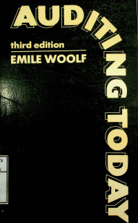 Image of AUDITING TODAY, third edition
