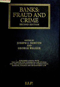 Image of BANKS: FRAUD AND CRIME SECOND EDITION