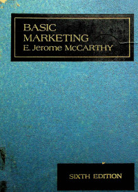 Image of BASIC MARKETING, SIXTH EDITION