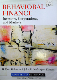 Image of BEHAVIORAL FINANCE; Investor, Corporations, and Markets