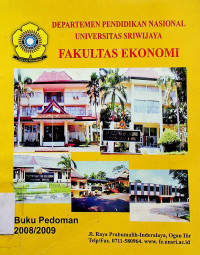 Image of BUKU PEDOMAN FAKULTAS EKONOMI TAHUN AKADEMIK 2008/2009