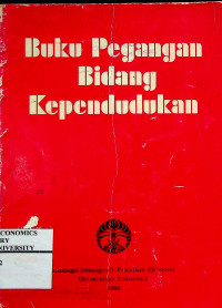 Image of Buku Pegangan Bidang Kependudukan