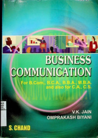 Image of BUSINESS COMMUNICATION