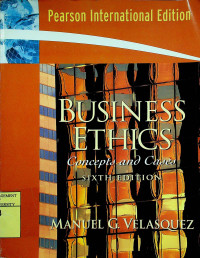 Image of BUSINESS ETHICS : Concepts & Cases, SIXTH EDITION