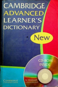 Image of CAMBRIDGE ADVANCED LEARNER`S DICTIONARY