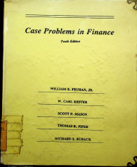 Image of Case Problems in Finance, Tenth Edition