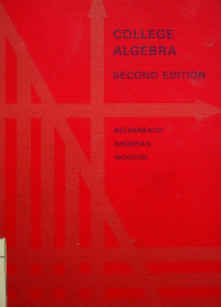 Image of COLLEGE ELGEBRA, SECOND EDITION