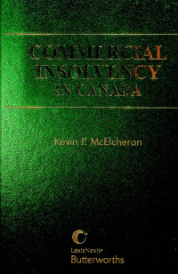 Image of COMMERCIAL INSOLVENCY IN CANADA