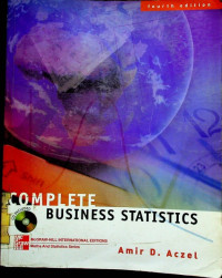 Image of COMPLETE BUSINESS STATISTICS