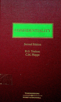 Image of CONFIDENTIALITY, Second Edition