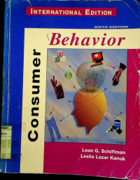 Image of Consumer Behavior, SIXTH EDITION