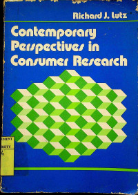Image of Contemporary Perspectives in Consumer Research