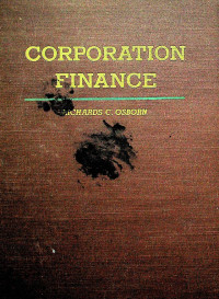Image of CORPORATION FINANCE