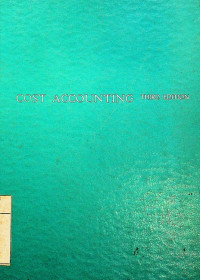 Image of COST ACCOUNTING, THIRD EDITION