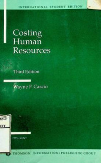 Image of Costing Human Resources THIRD EDITION