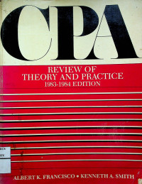 Image of CPA REVIEW OF THEORY AND PRACTICE 1983- 1984 EDITION