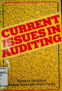 Image of CURRENT ISSUES IN AUDITING