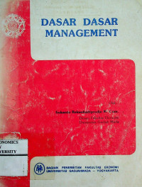 Image of DASAR DASAR MANAGEMENT