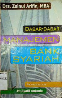 Image of DASAR-DASAR MANAJEMEN BANK SYARIAH