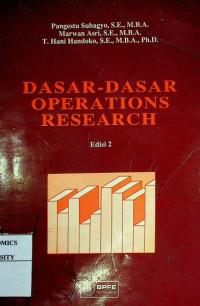 Image of DASAR - DASAR OPERATIONS RESEARCH, Edisi 2