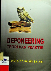 Image of DEPONEERING TEORI DAN PRAKTIK