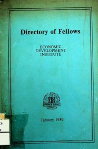Image of Directory of Fellows: ECONOMIC DEVELOPMENT INSTITUTE