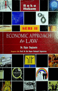 Image of ECONOMIC APPROACH to LAW: SERI II
