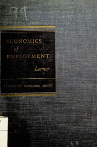 Image of ECONOMICS of EMPLOYMENT