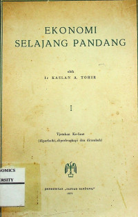 Image of EKONOMI SELAJANG PANDANG I
