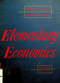 Image of Elementary Economics, SECOND EDITION