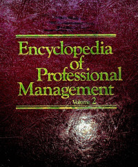 Image of Encyclopedia of Professional Management, Volume 2