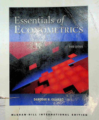Image of Essentials of Econometrics, THIRD EDITION