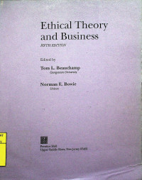 Image of Ethical Theory and Business, FIFTH EDITION