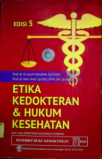 Image of ETIKA KEDOKTERAN & HUKUM KESEHATAN, EDISI 5