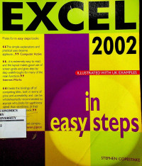 Image of EXCEL 2002: in easy steps