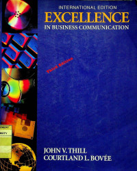 Image of EXCELEENCE IN BUSINESS COMMUNICATION, Third Edition