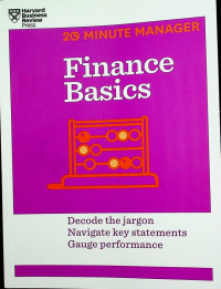 Image of Finance Basics: 20 MINUTE MANAGER